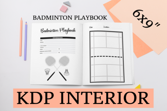 Badminton Playbook for KDP Publishing