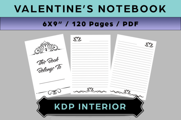 Creating a Beautiful Valentine's Notebook with a Thoughtfully Designed Interior