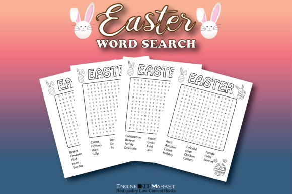 Easter Word Search KDP Template: A Comprehensive Guide for Publishers