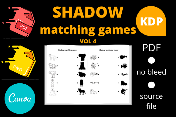 Engaging with Shadow Matching Games for Kids Volume 4