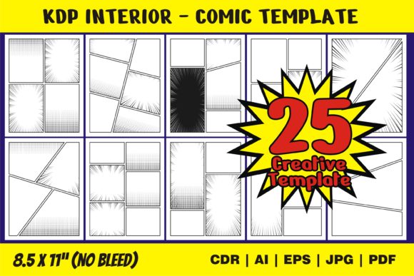 Explore Your Creativity with KDP Comic Templates
