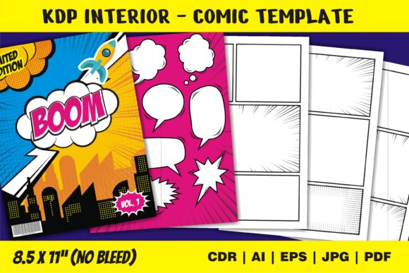 Mastering Comic Creation with KDP Interior Templates