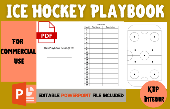 Mastering Ice Hockey Strategies with the Ice Hockey Playbook KDP Interior