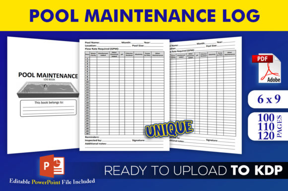 Mastering Pool Maintenance with a Comprehensive Logbook: A Guide to KDP Interior Design and Publishing