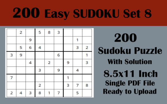 Mastering Sudoku: A Comprehensive Guide to 200 Easy Puzzles for KDP Publishing