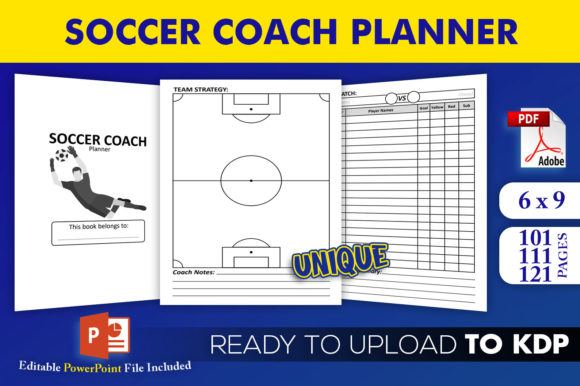 Maximizing Soccer Coaching Efficiency with the Soccer Coach Planner Book KDP Interior