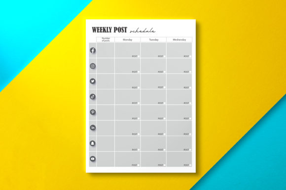 Maximizing Your Social Media Impact with a Weekly Social Media Post Schedule