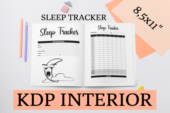 Optimize Your Sleep with the Sleep Tracker KDP Interior
