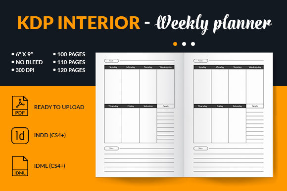 Optimizing Productivity with the Student Weekly Planner Interior for KDP