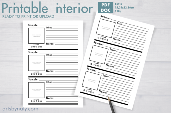 Organize and Track Your Creative Samples with the Samples Keeper Printable Notebook