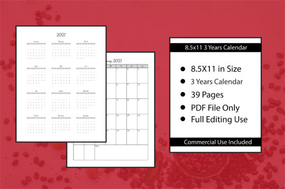 Strategic Planning with the 2021-2023 3Year Monthly Calendar Planner