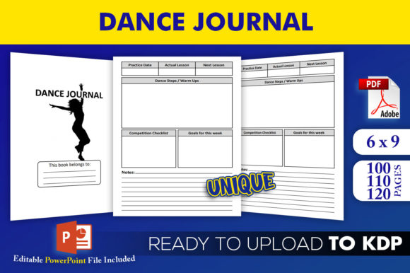 Unlock Your Creativity with the Dance Journal KDP Interior Template